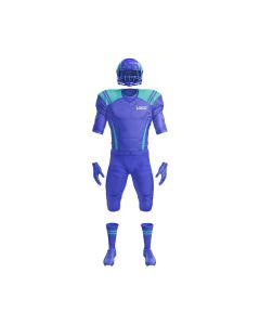 american football jersey uniform blue