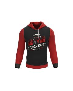 black and red fighters hoodie