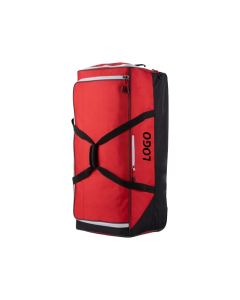 red cricket duffle bag