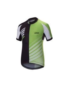 green cycle jersey