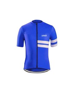 cycling blue jersey