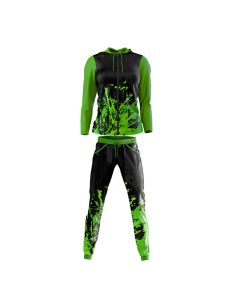 green track suit