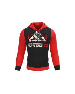 fighter red hoodie