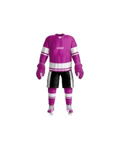 ice hockey uniform pink