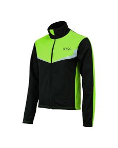 men sports jacket green and black