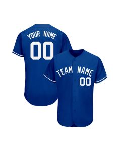 dark blue baseball uniform