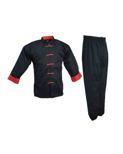 red kung fu uniform