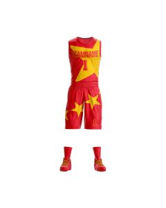 sublimated basketball uniform