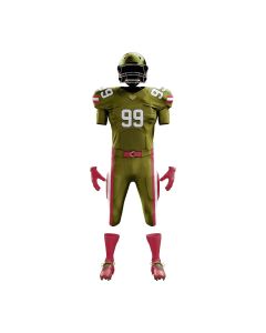 army green uniform american football