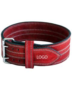 Thick leather weight lifting belts