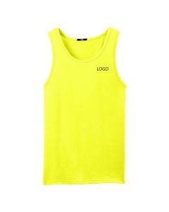 yellow workout tank top for men
